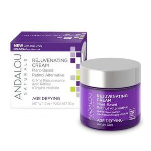 New Andalou Naturals Age Defying Plant-Based Retinol Alternative Cream, 1.7 Oz